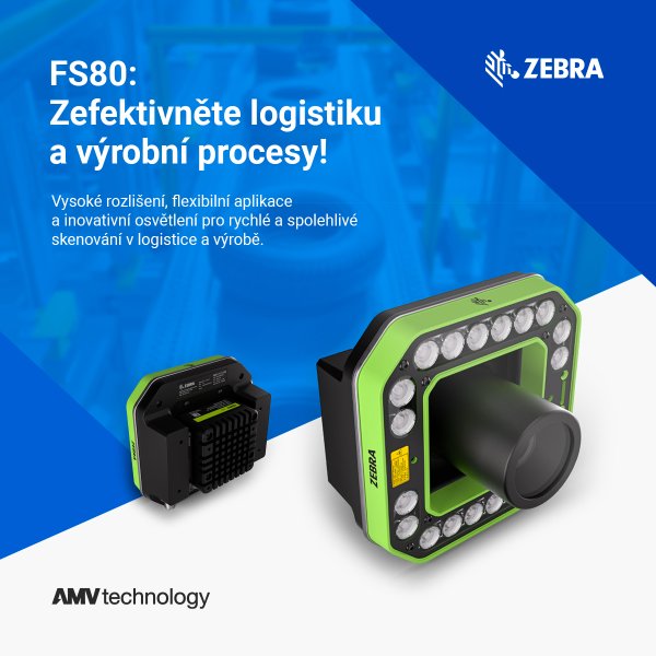 Novinka: FS80 Fixed Industrial Scanner od Zebra Technologies