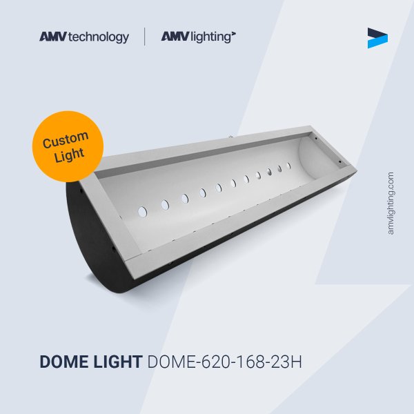 Zakázkové osvětlení DOME-620-168-23H